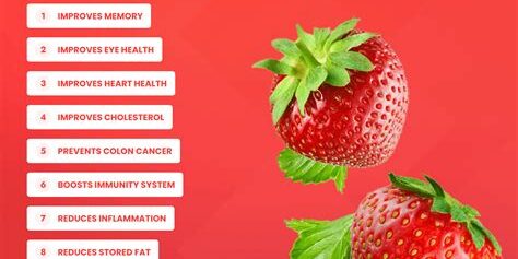 Top 10 Health Benefits of Strawberries Top 10 Health Benefits of Strawberries