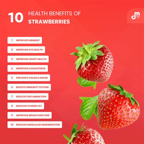 Top 10 Health Benefits of Strawberries Top 10 Health Benefits of Strawberries